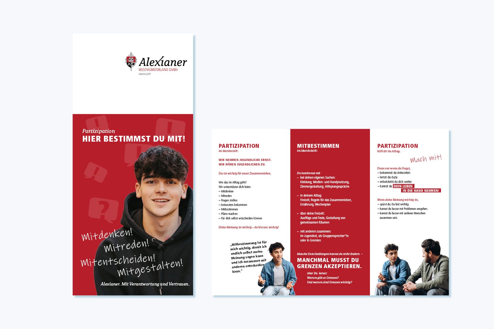 Flyer Alexianer Martinistift Partizipation